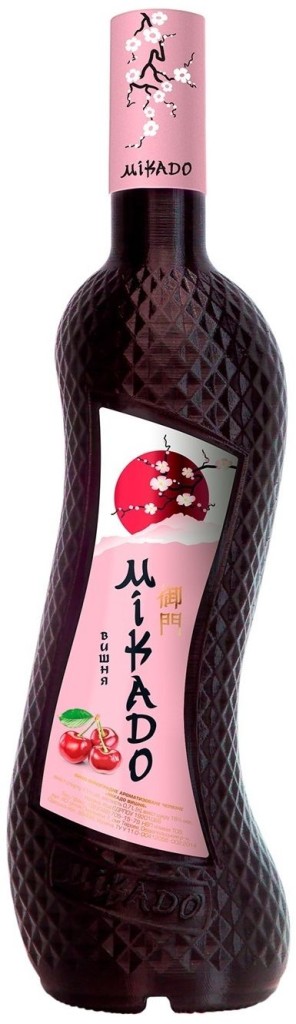 Вино Микадо Вишня красное сладкое, 0.7 л.