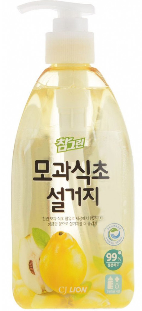 Жидкость для мытья детской посуды Chamgreen quince pump 450 мл 