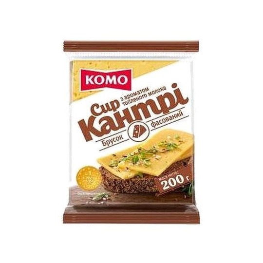 Сыр 50% Кантри Комо с ароматом топленого молока 200г