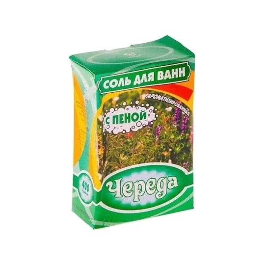  Соль для ванны с пеной череда 400 г