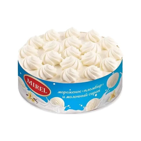 ТОРТ БИСКВИТНЫЙ MIREL ПЛОМБИРНЫЙ 750ГР