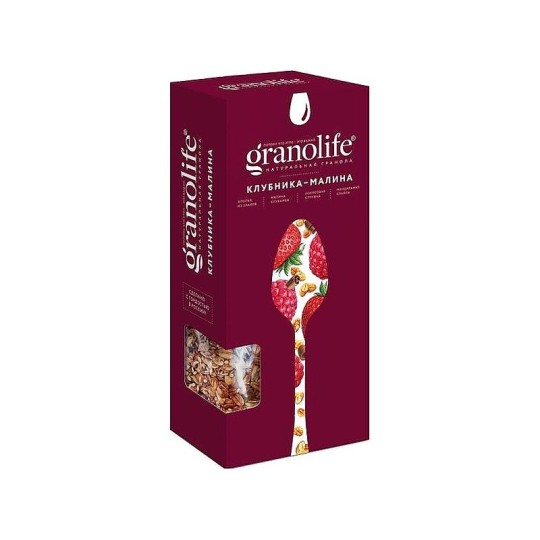 Гранола GRANOLIFE клубника-малина 400 г