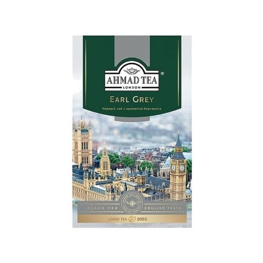AHMAD TEA| чай черный  "EARL GREY" 100 г