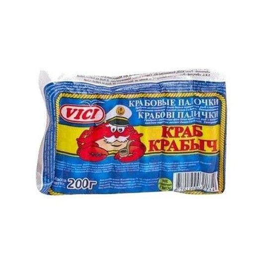 Крабовае палочки Vici Краб крабыч 200Г