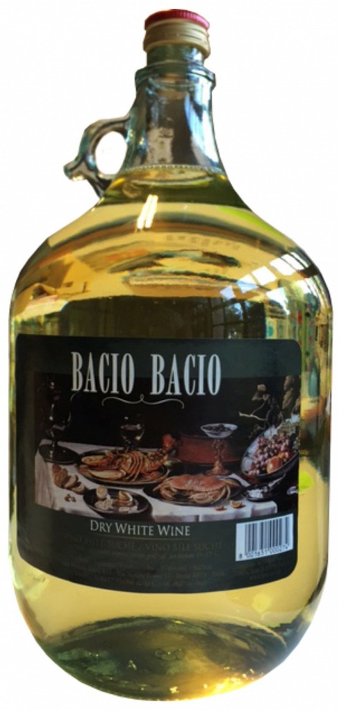 Вино белое Bacio Bacio сухое 5 л (Италия)
