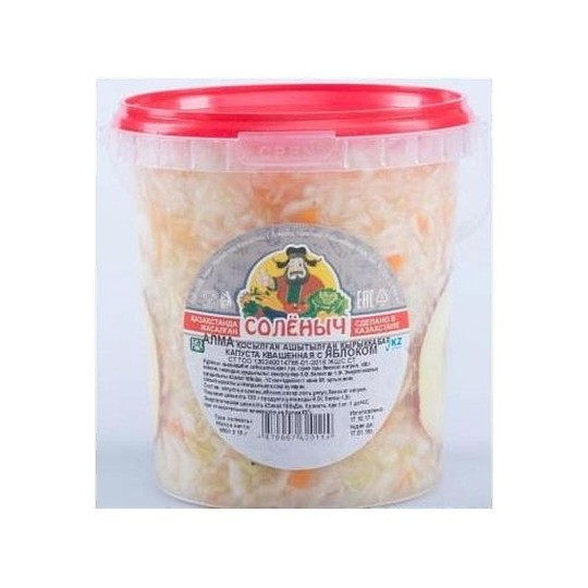 Капуста квашеная Соленыч с яблоком 850 г