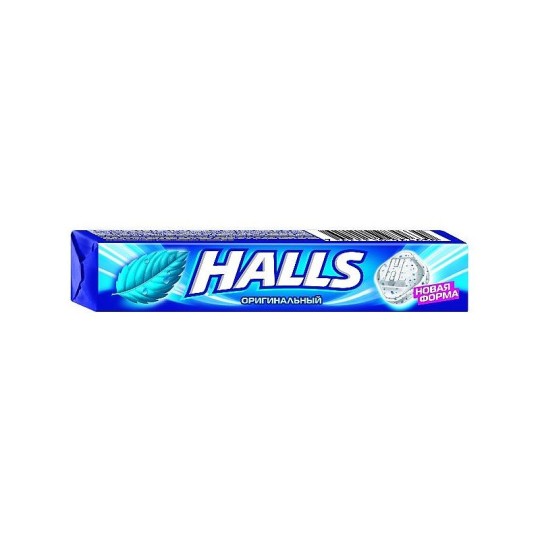HALLS| леденцы "ЭВКАЛИПТ И МЕНТОЛ"