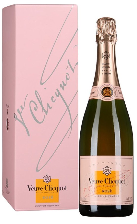  Шампанское розовое сухое, брют Veuve Clicquot, Brut Rose, 12,5%, 0,75 л (Франция)
