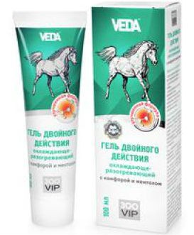 Гель двойного действия охлаждающе-разогревающий с камфорой и ментолом 100 мл