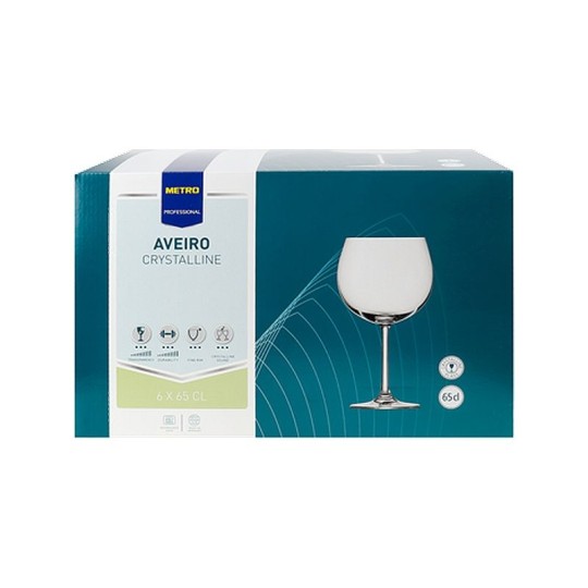 Набор бокалов Aveiro  METRO PROFESSIONAL 6шт 