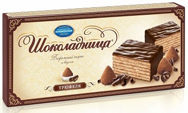Торт вафельный шоколадница Коломенское трюфеля 250 г