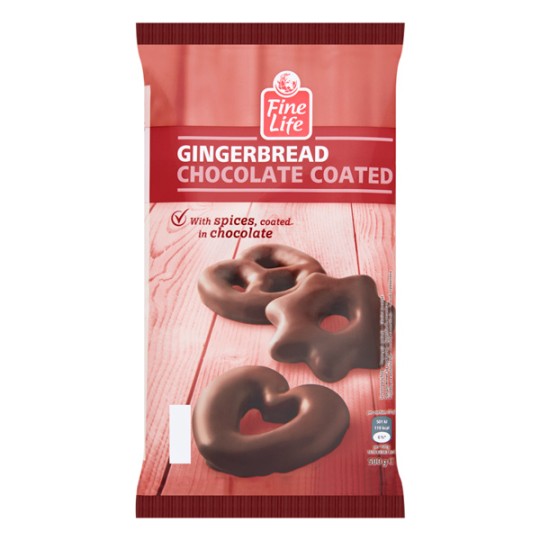 500Г Имбирное печенье FINE LIFE в шоколадной глазури