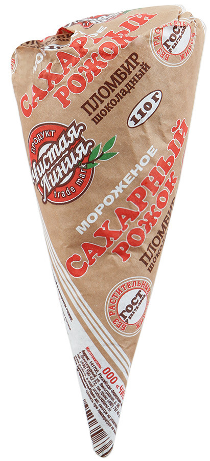 110Г РОЖОК ГИГАНТ ШОКОЛАДНЫЙ ЧИСТАЯ ЛИНИЯ