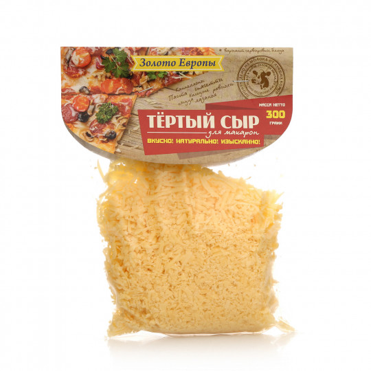 300Г СЫР ТЕРТЫЙ ДЛЯ МАКАРОН Золото Европы