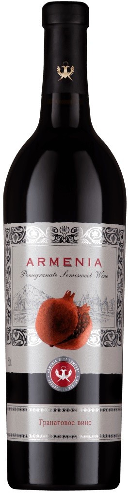 Вино красное Armenia Pomegrananate полусладкое 0,75 л (Армения)