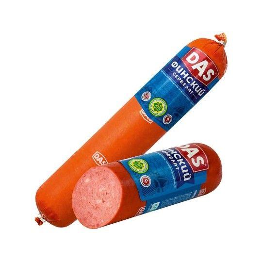 КОЛБАСА DАS СЕРВЕЛАТ ФИНСКИЙ П/К 600 грамм