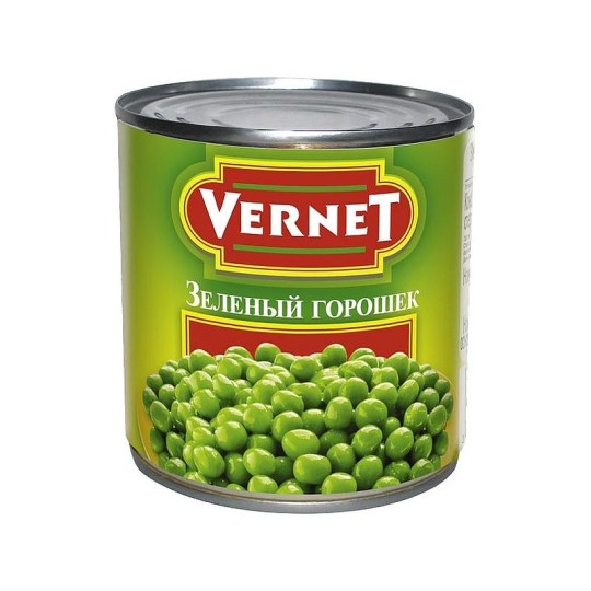 Горошек зеленый Vernet 425 мл