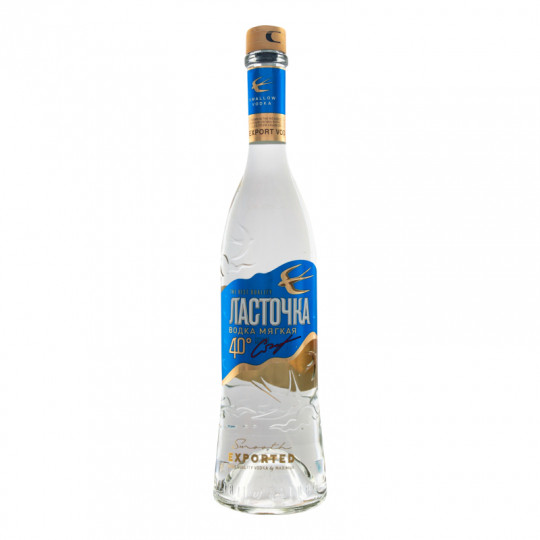 Водка 0.5л 40% Мягкая Ласточка 