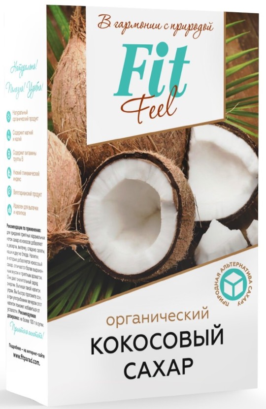 Сахар Fit Feel Кокосовый Органический 200г