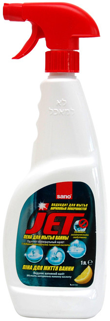 Средство чистящее Sano Jet для ванной комнаты, 1000 мл 