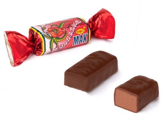 Конфеты Красный мак Рахат, вес.