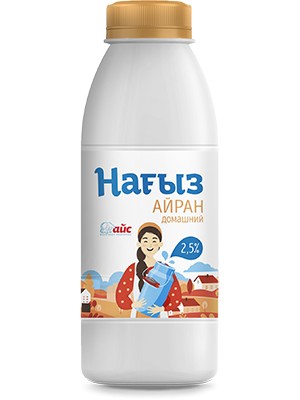 АЙРАН АЙС ПО ДОМАШНЕМУ НАҒЫЗ 2,5% 1Л ПЭТ БУТ