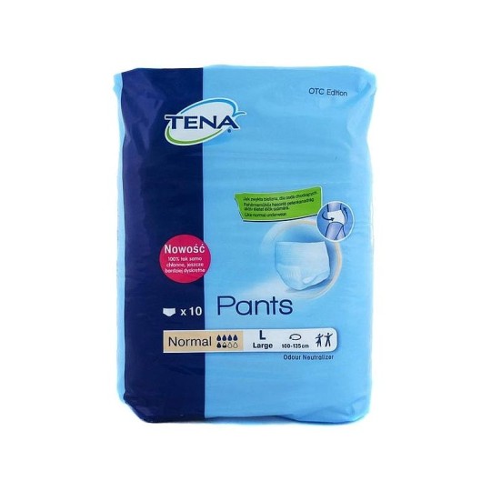 Подгузники для взрослых TENA Pants Normal Large,10 шт.