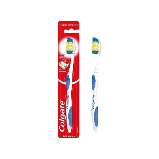 Colgate Классика Здоровья многофункциональная зубная щетка, средней жесткости синяя