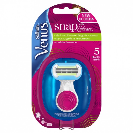 Бритва VENUS Embrace SNAP с 1 сменной кассетой