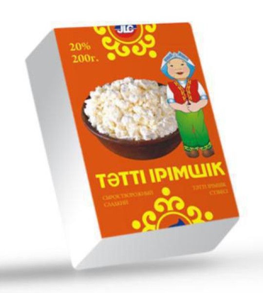 JLC сырок творожный сладкий 20% с ванилином 0,2 кг.
