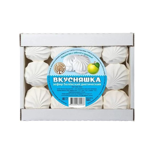 ЗЕФИР ВКУСНЯШКА ДИЕТИЧЕСКИЙ 560Г