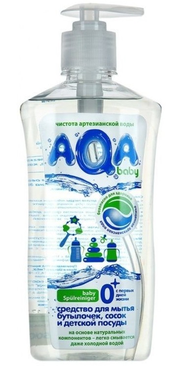 Жидкость для мытья детской посуды Aqa baby 500 мл