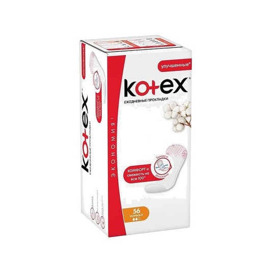 Гигиенические прокладки ежедневные Kotex Normal 56 шт.