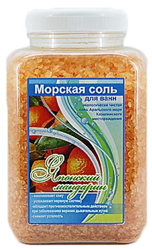 Соль для ванн детская  "Аромика" Японский мандарин, 900 гр, банка