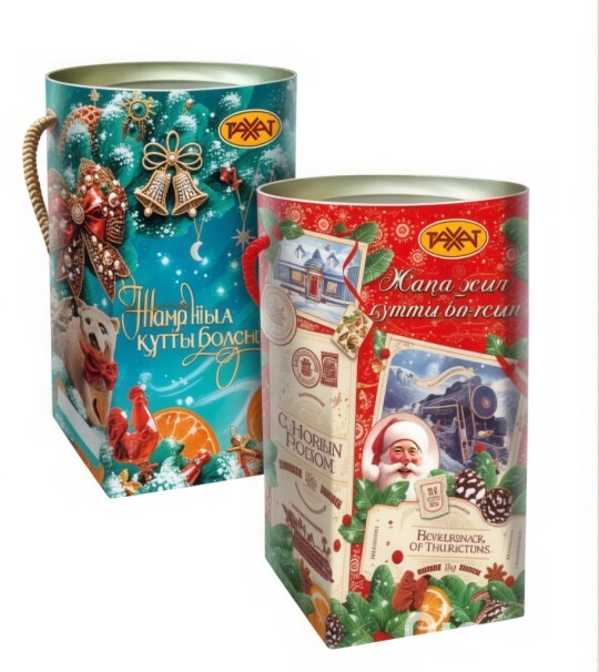 НОВОГОДНИЙ ПОДАРОК РАХАТ ВОЛШЕБНЫЙ ЭКСПРЕСС ТУБА 700ГР