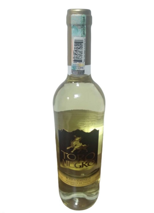 Вино Toro Negro белое полусладкое  0.75л