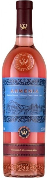 Вино розовое Armenia полусладкое 0,75 л