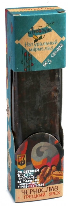 Мармелад "Эль Групп" Чернослив с грецким орехом, 100 гр