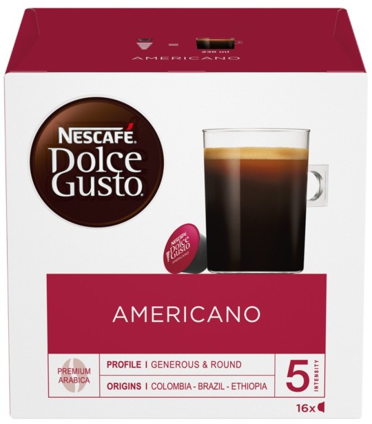 Кофе Nescafe Dolce Gusto американо капсулы 16 шт