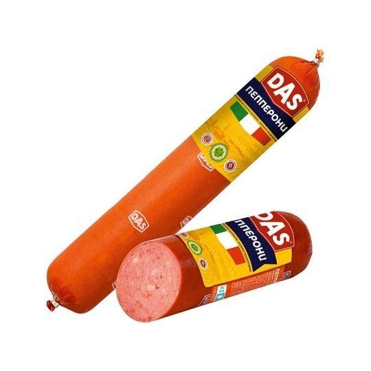Колбаса DAS полукопченая «Пепперони»