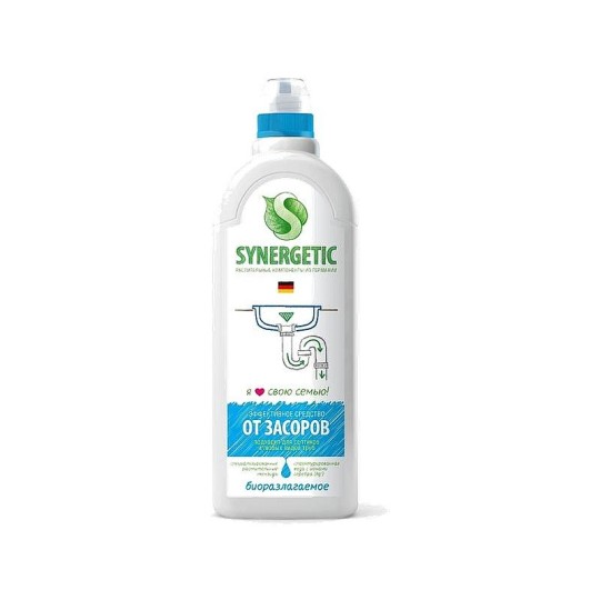 Средство чистящее Synergetic для устранения засоров 1л
