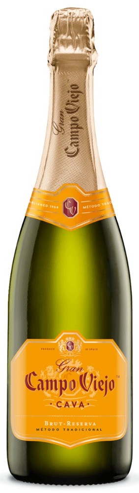 Вино игристое Campo Viejo Сava Brut Reserva сухое 0,75 л (Испания)