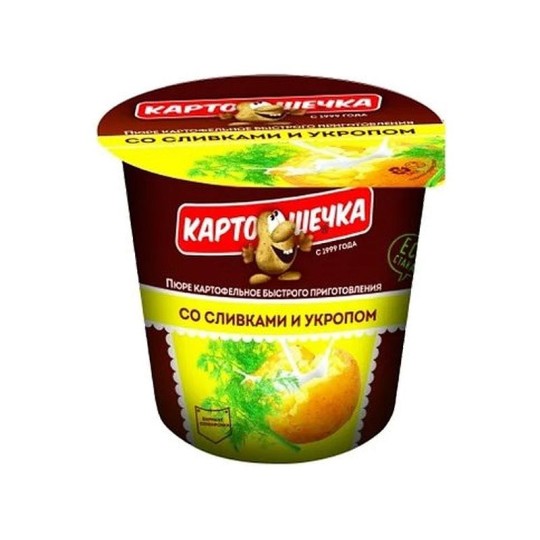 ПЮРЕ КАРТ КАРТОШЕЧКА СО СЛИВКАМИ И УКРОПОМ ТС 38Г