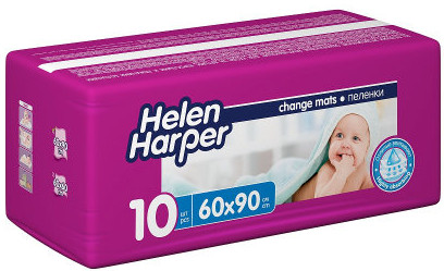 Пеленки впитывающие Helen Harper одноразовые 60*90 см 10 шт