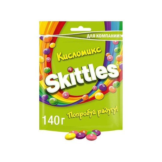 Skittles "Кисломикс" драже, 140г