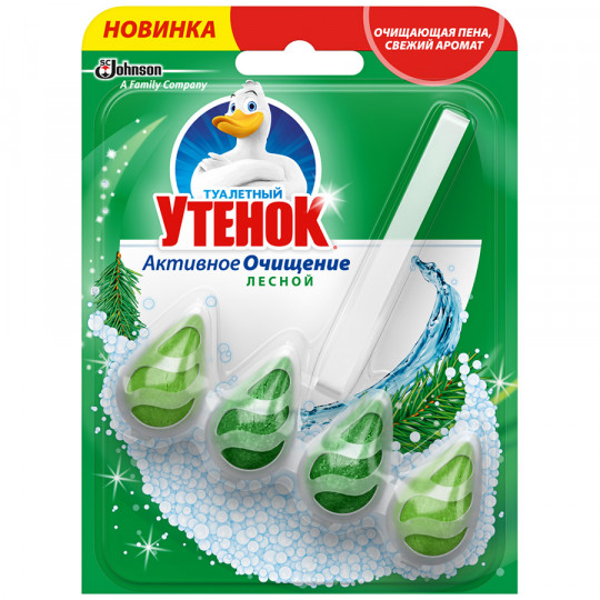 Блок для унитаза Туалетный утенок "Лесной" 38,6г
