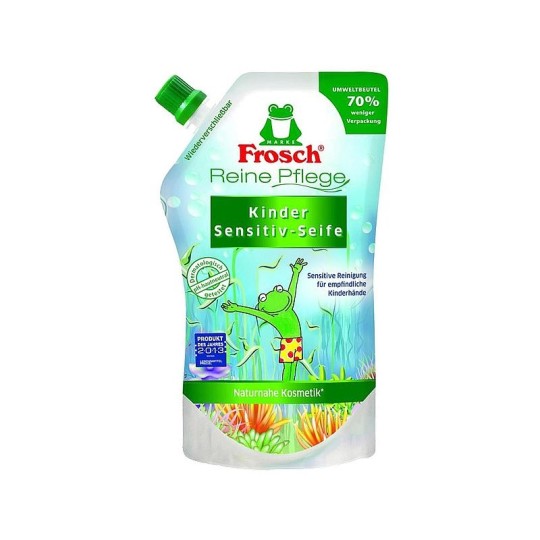 Frosch Жидкое мыло Детское ухаживающее зап.уп. 500мл