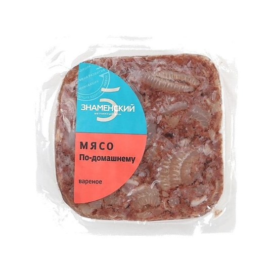 МЯСО ЗНАМЕНСКИЙ ПО-ДОМАШНЕМУ ВАР 350ГР В/У