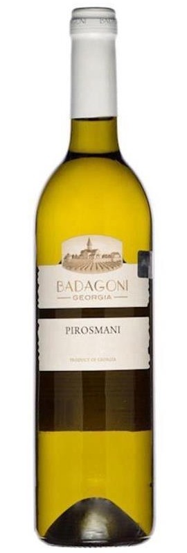 Вино Badagoni Пиросмани белое полусухое 12% 0.75л. (Грузия)