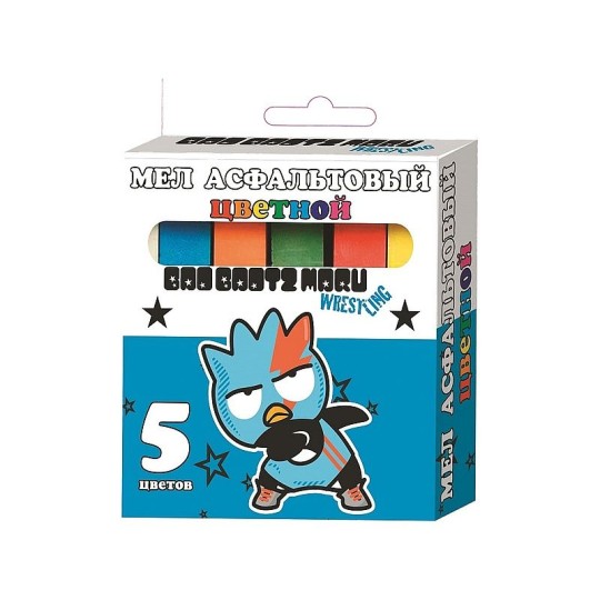 МЕЛ ЦВЕТНОЙ BAD BADTZ MARU 5 ШТ